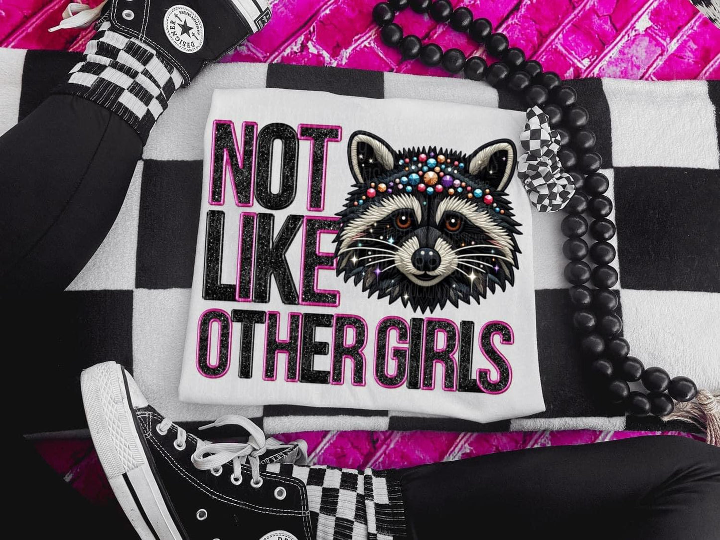 Not like other girls raccoon - DTF transfer only (UDD)