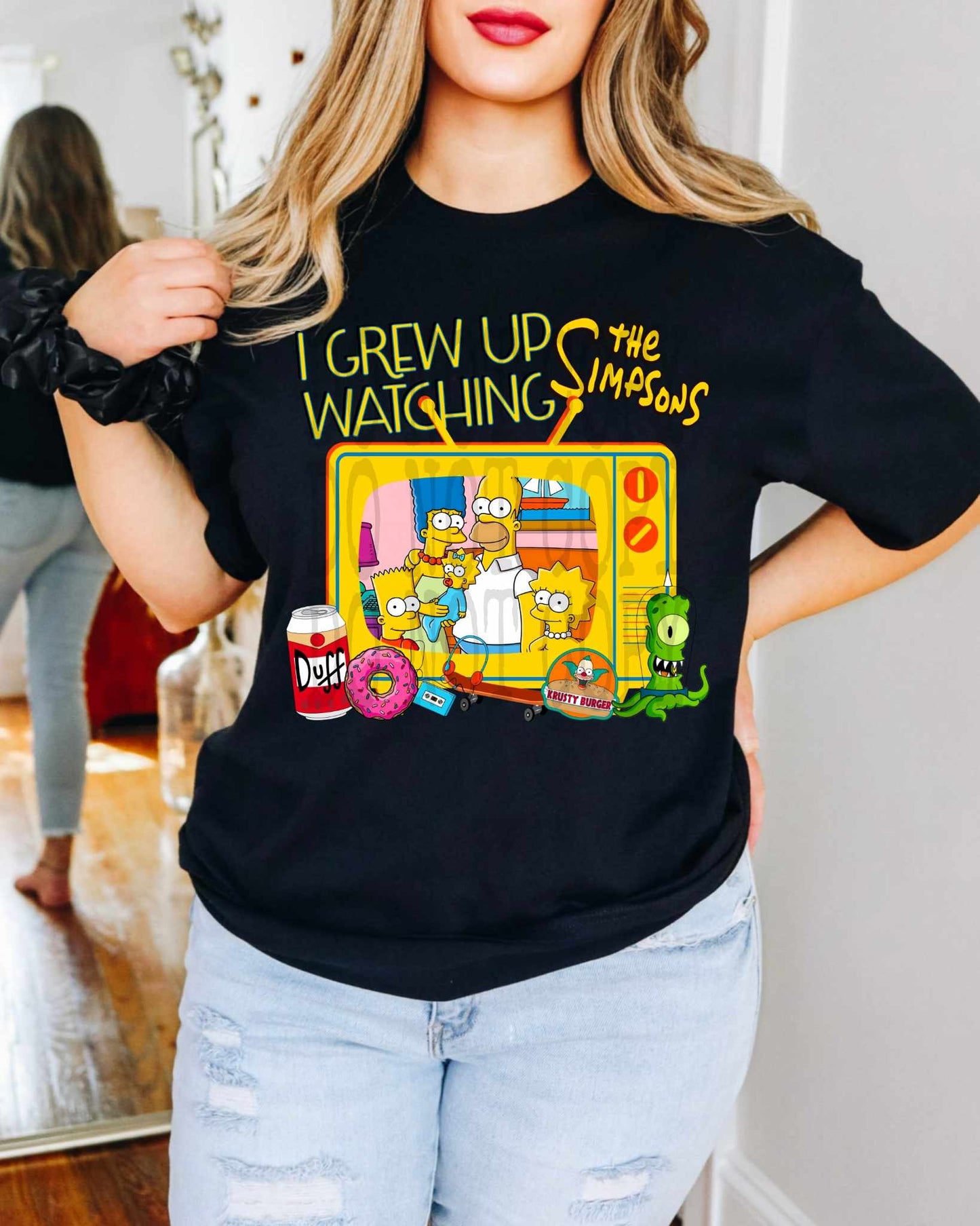 Springfield cartoon I grew up watching TV - DTF TRANSFER (DDV)