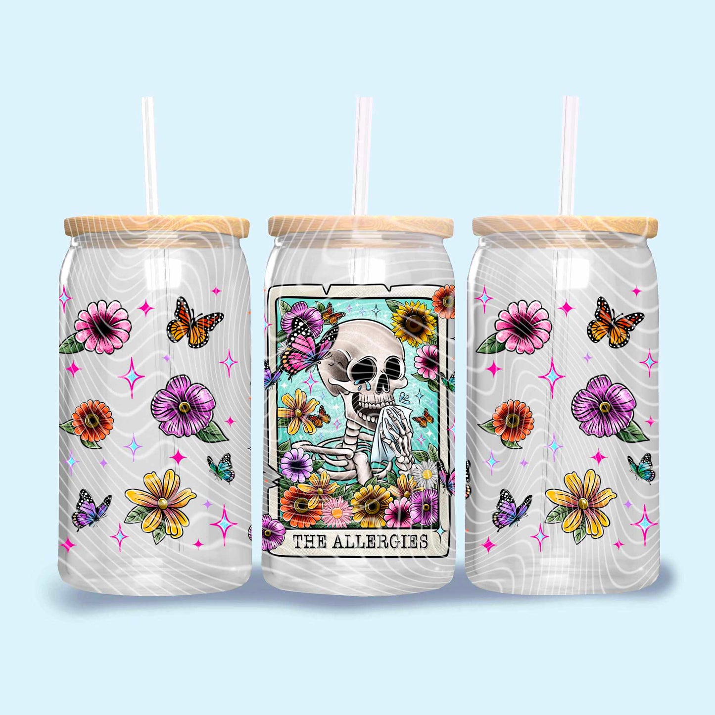 The Allergies - UV dtf wrap 16oz libbey : GD