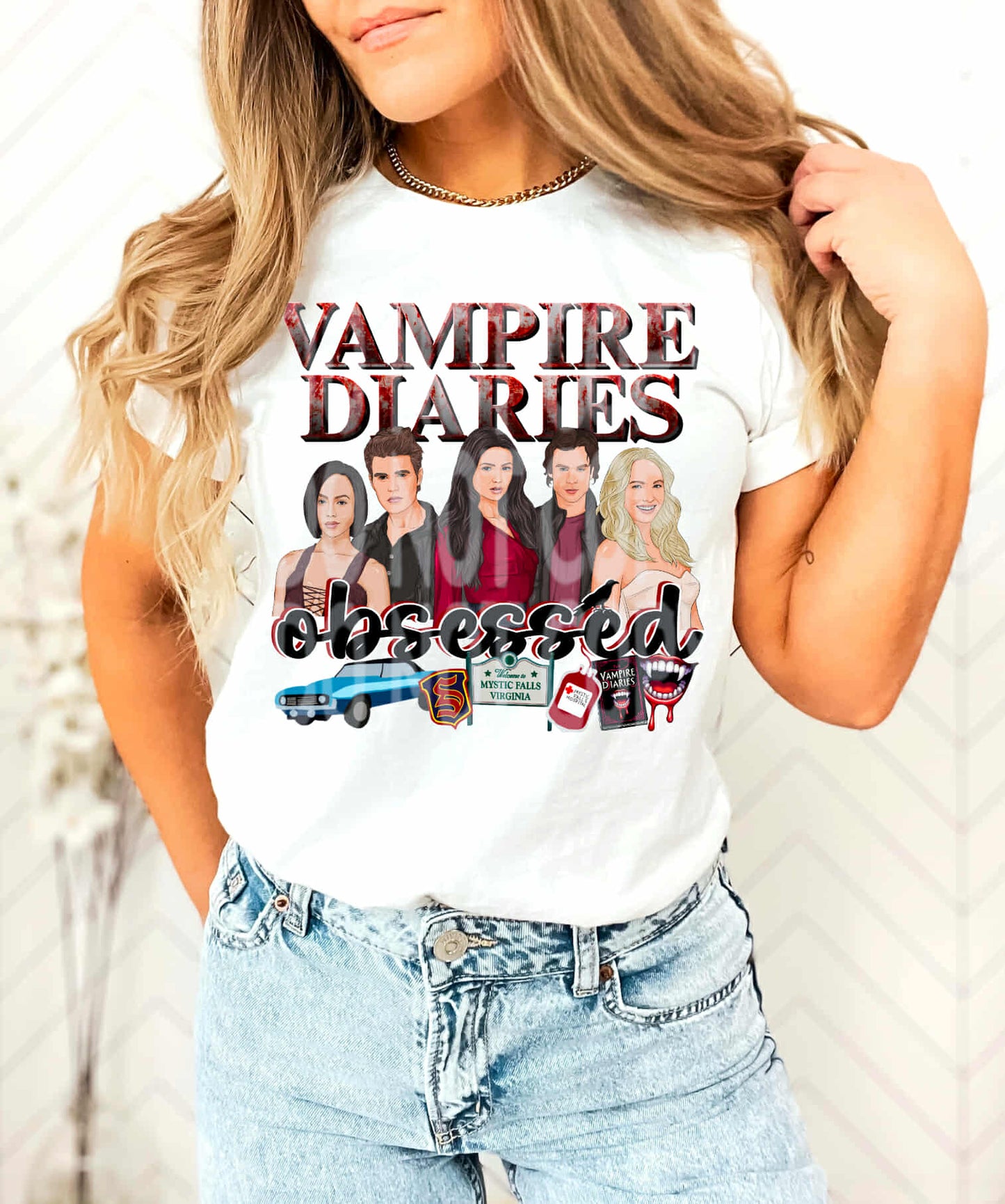 Vampire obsessed - DTF TRANSFER (DDV)