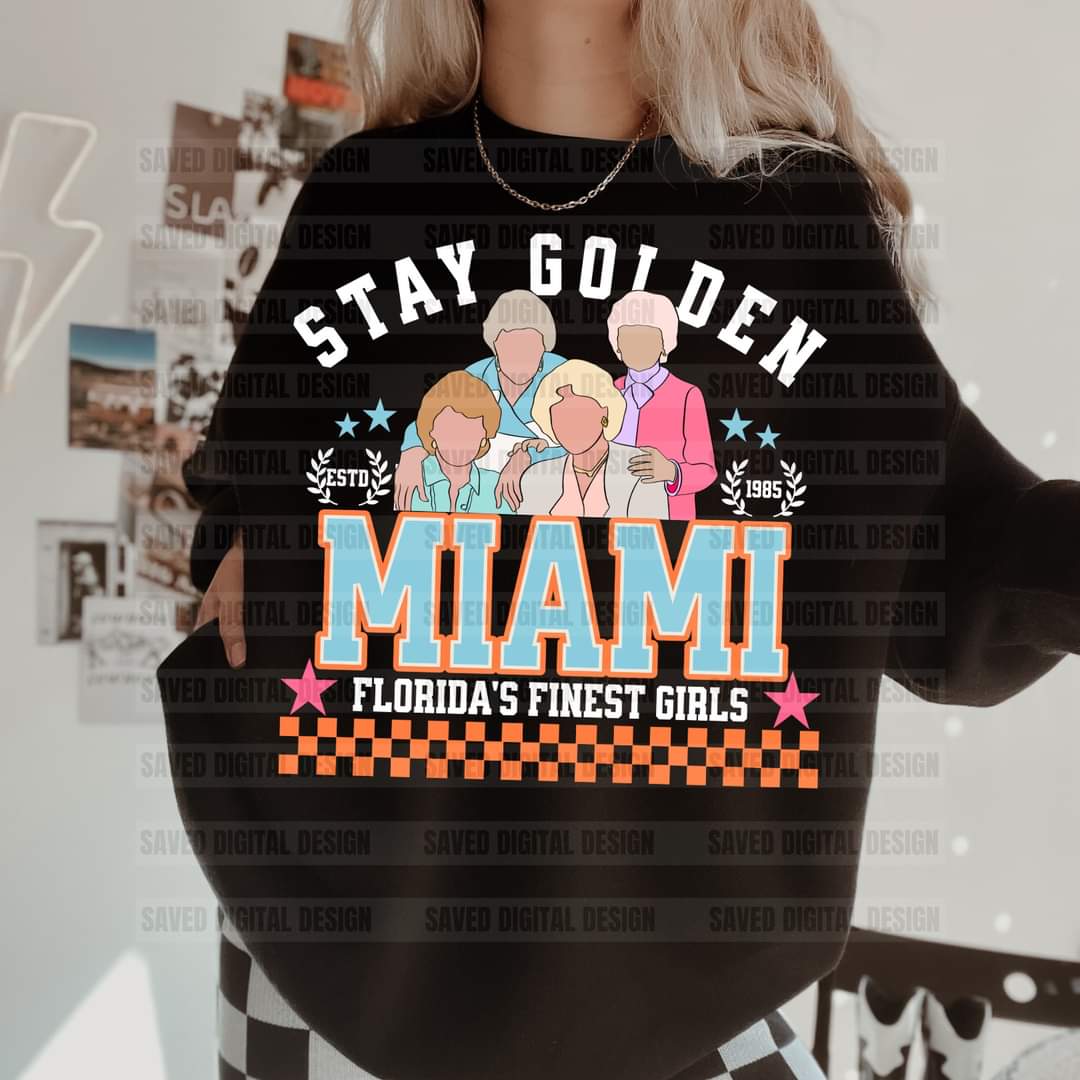 Stay Golden- DTF TRANSFER (SAVED/gg bundle)
