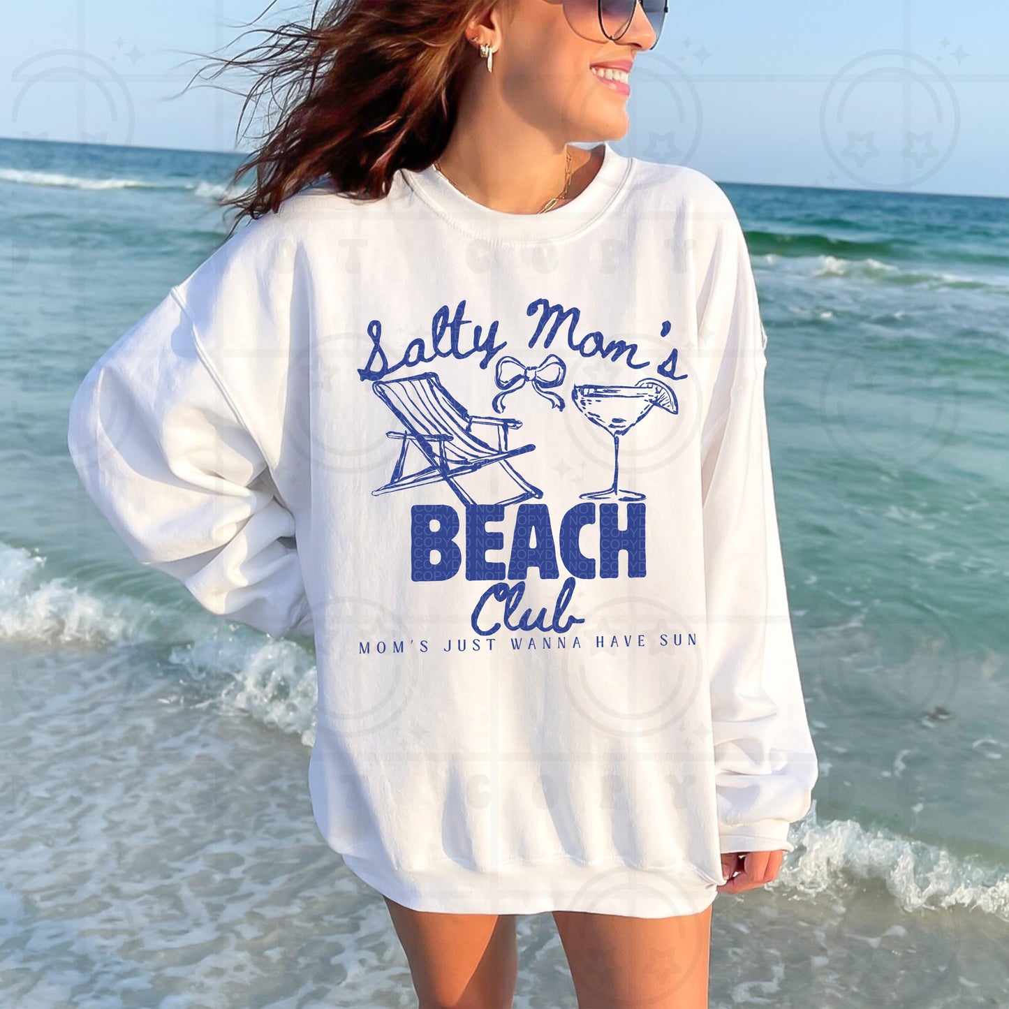 Salty Moms beach club - DTF TRANSFER (HWDMY25)