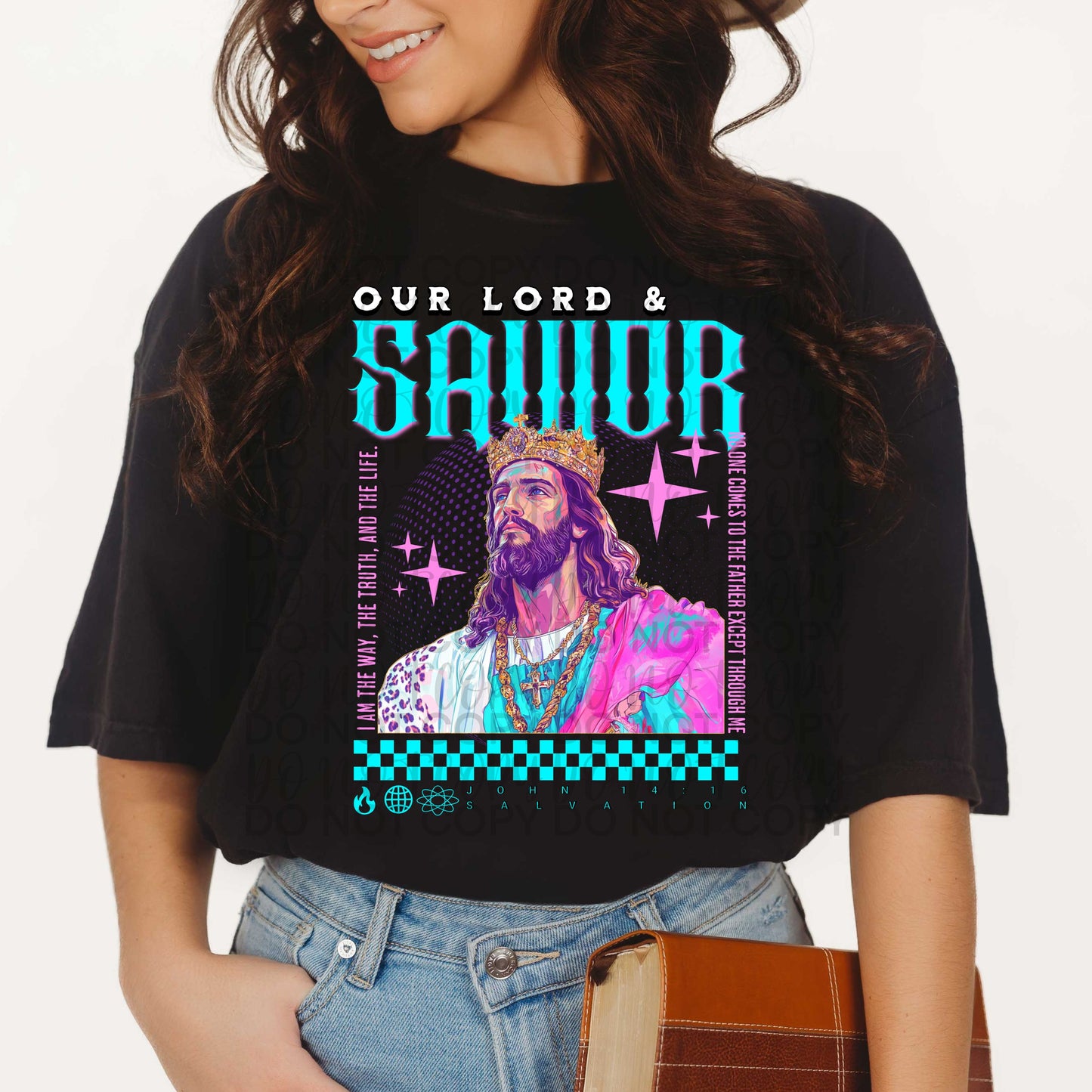 Our Lord & Savior-DTF TRANSFER (Building the Kingdom Collab SSDa×FDC)
