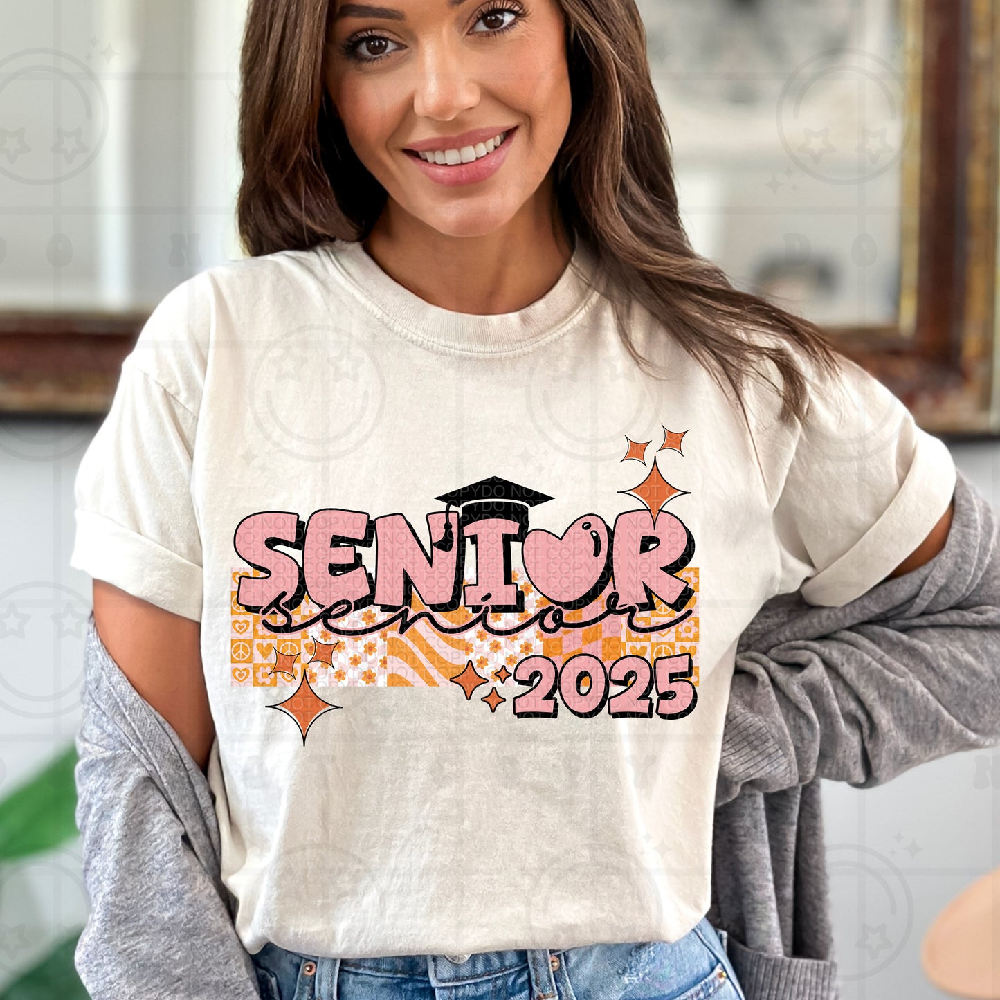 Senior 2025 (CHOOSE YOUR NAME) DTF TRANSFER (HWD/Mar25)