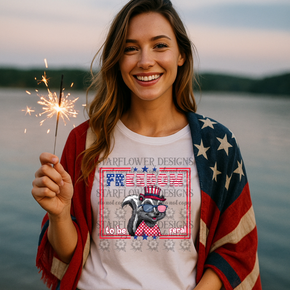 Freedom Skunk- DTF TRANSFER (SFD JUN25)