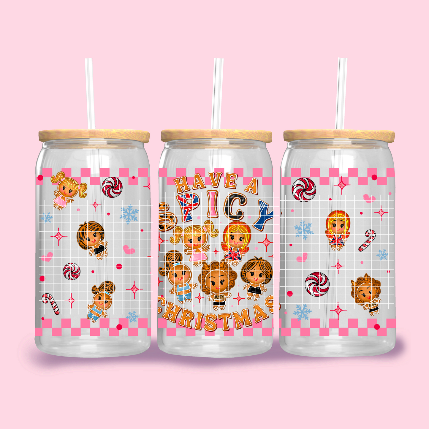 Have a spicy Christmas - UV dtf wrap 16oz libbey : GD
