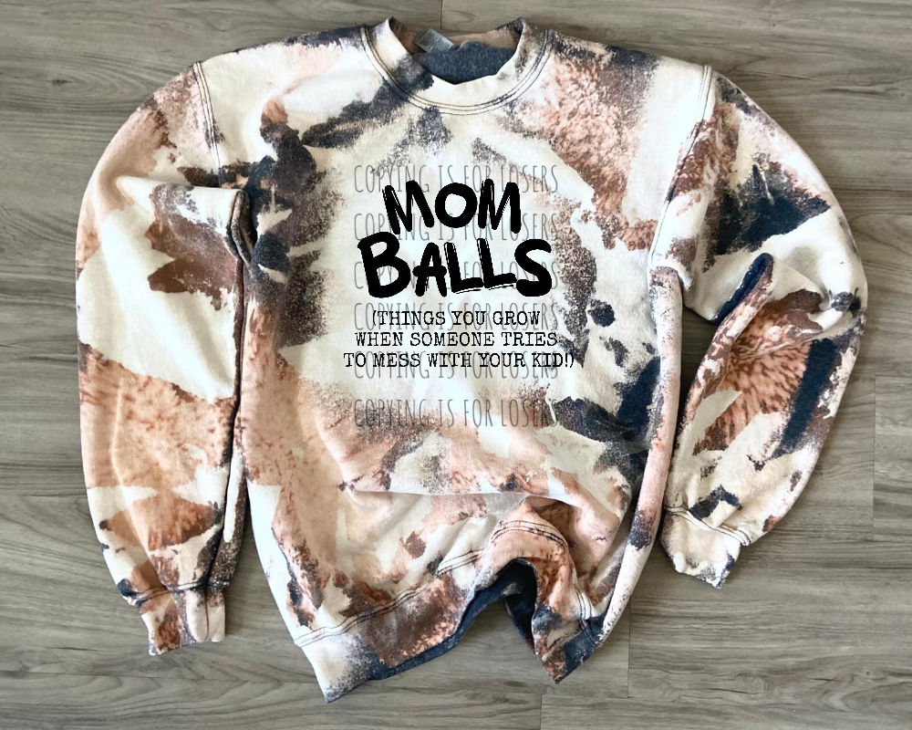 Mom Balls funny TRANSFER ONLY