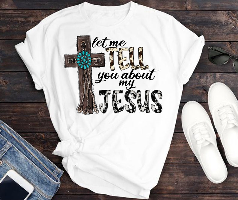 Let me tell you about my Jesus cowhide - DTF direct to film transfer