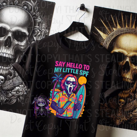 Say hello to SPF - DTF TRANSFER (Spooky Summer Collab)