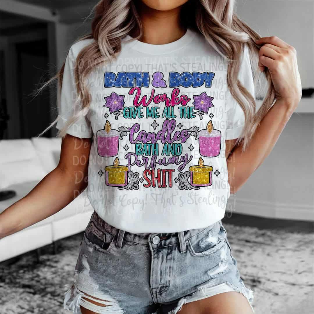 BBW give me all the candles-DTF TRANSFER (CSA)