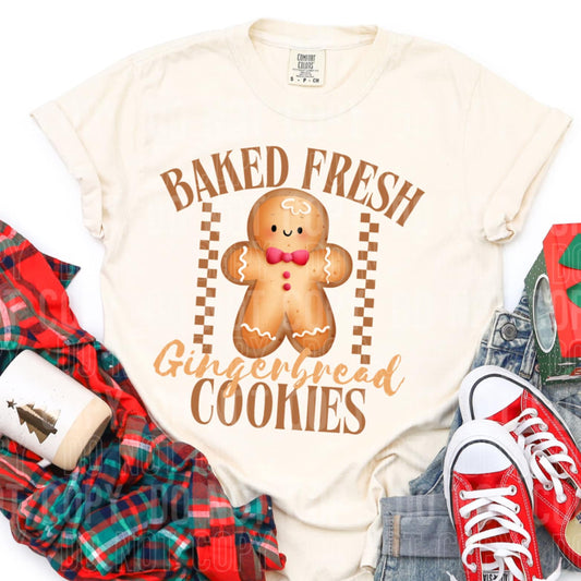 Baked fresh gingerbread cookies - DTF TRANSFER (MG Xmas fundraiser)