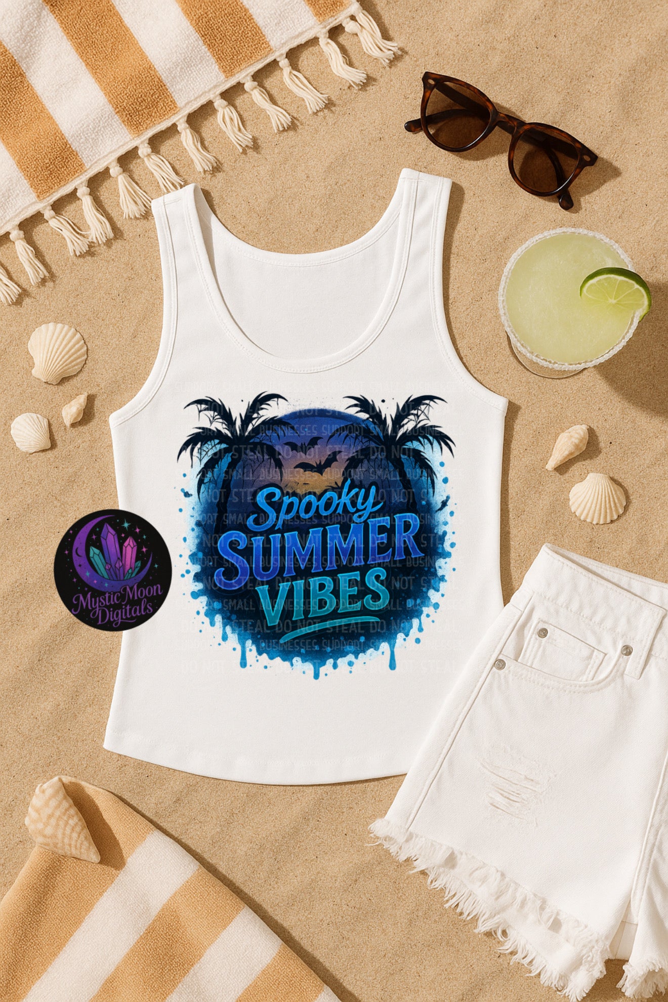 Spooky Summer Vibes- DTF TRANSFER (Spooky Summer Collab)