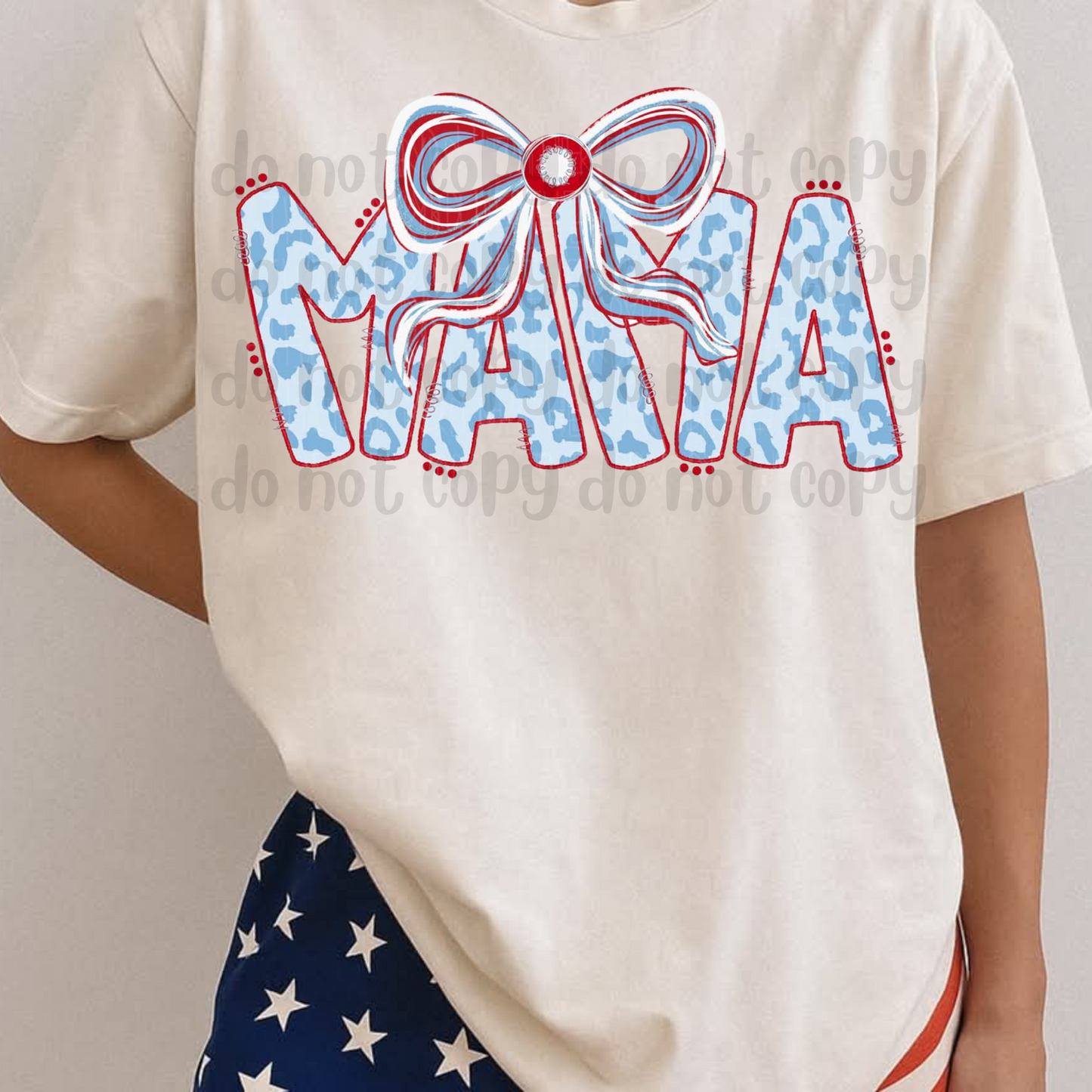 Mama bow coquette - DTF TRANSFER