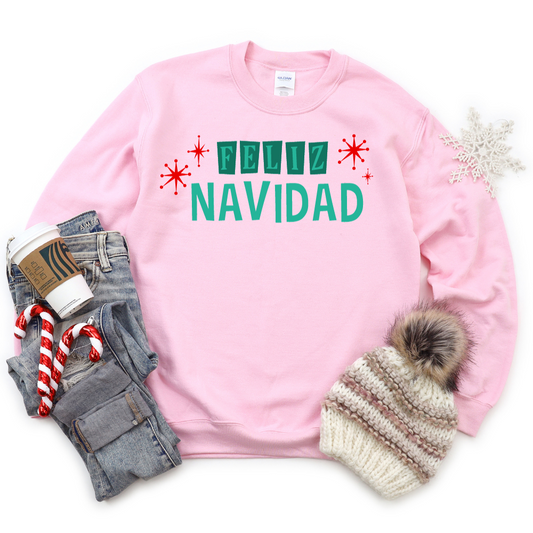 Feliz Navidad star accents - DTF TRANSFER ONLY