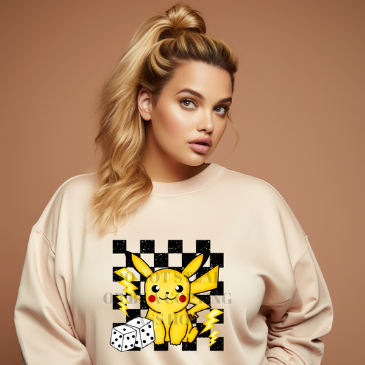 Dice pika - DTF TRANSFER (M4MC)
