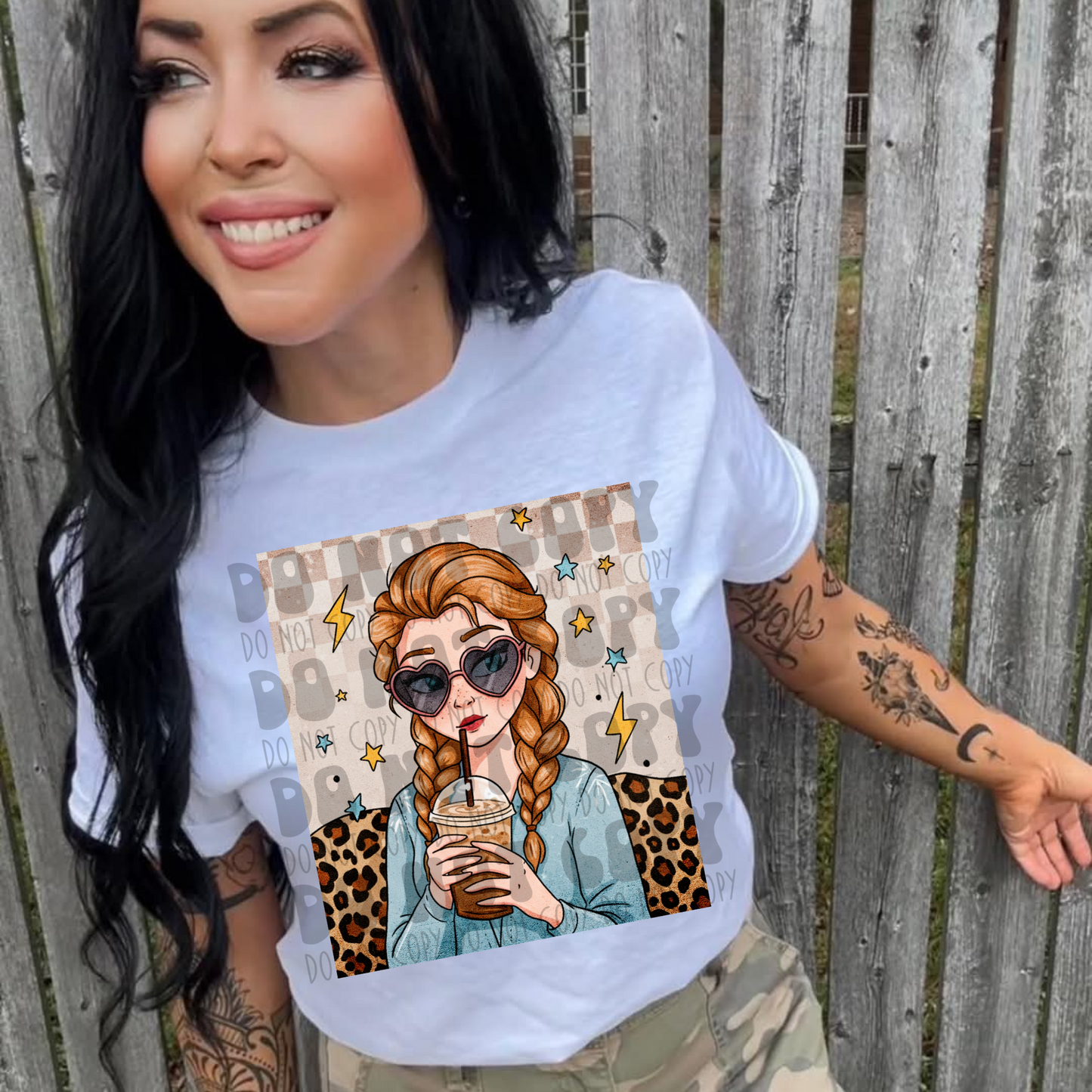 Ice sister Princess - DTF TRANSFER (Coffee princess bundle SAVED)