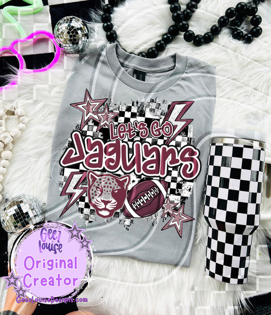 Let's go Jaguars - DTF TRANSFER (GL925)