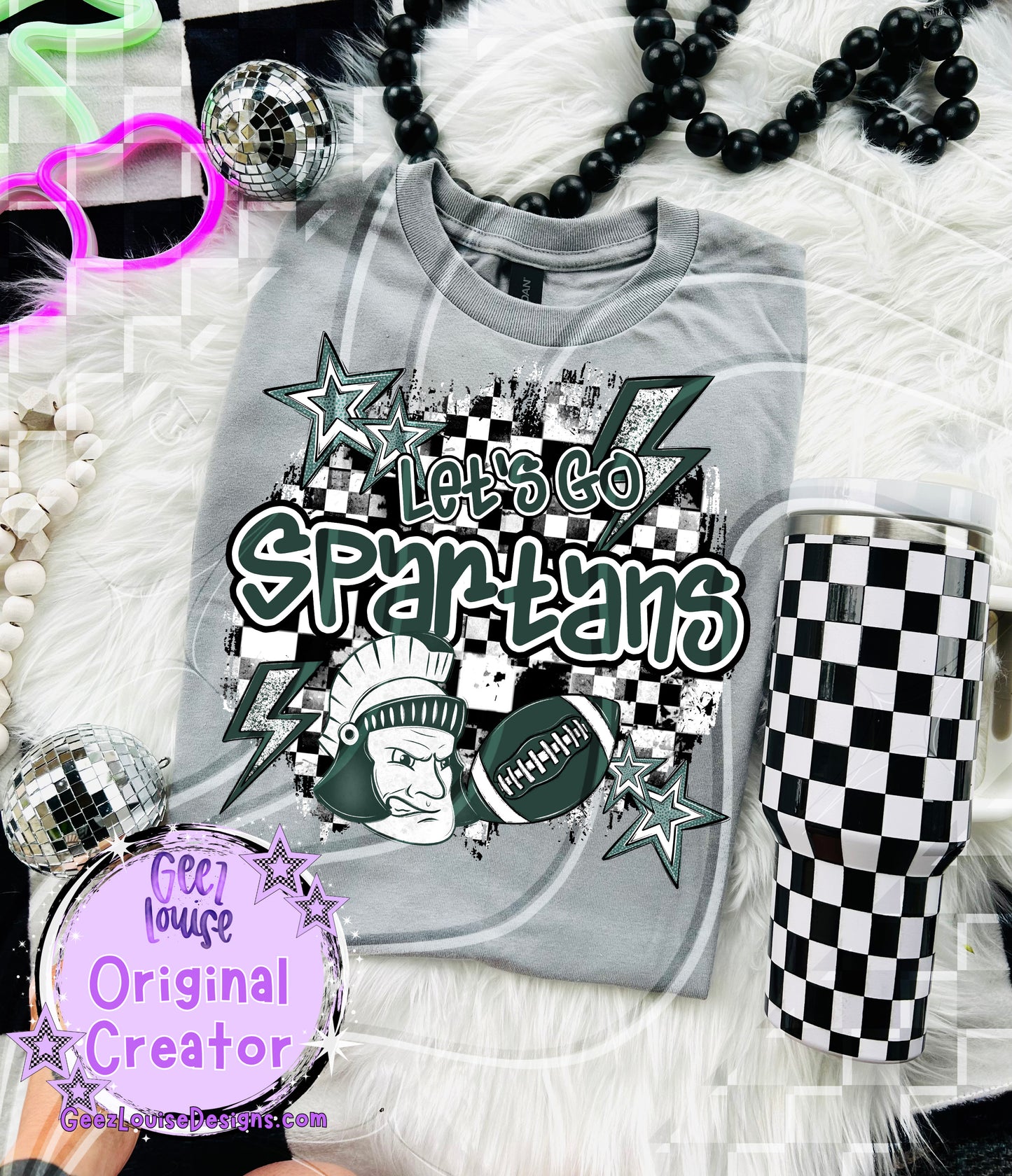 Let's go Spartans - DTF TRANSFER (GL925)