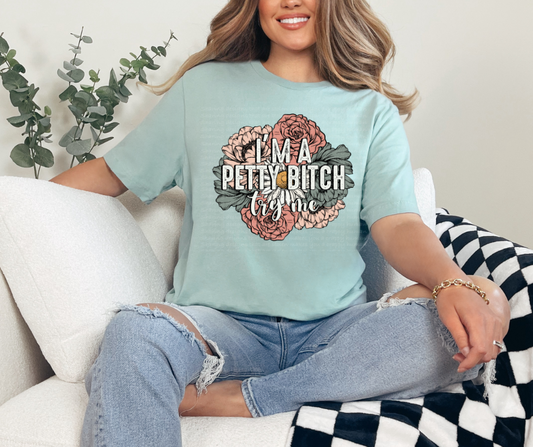 Petty B*tch floral-TRANSFER (LDC/F23)
