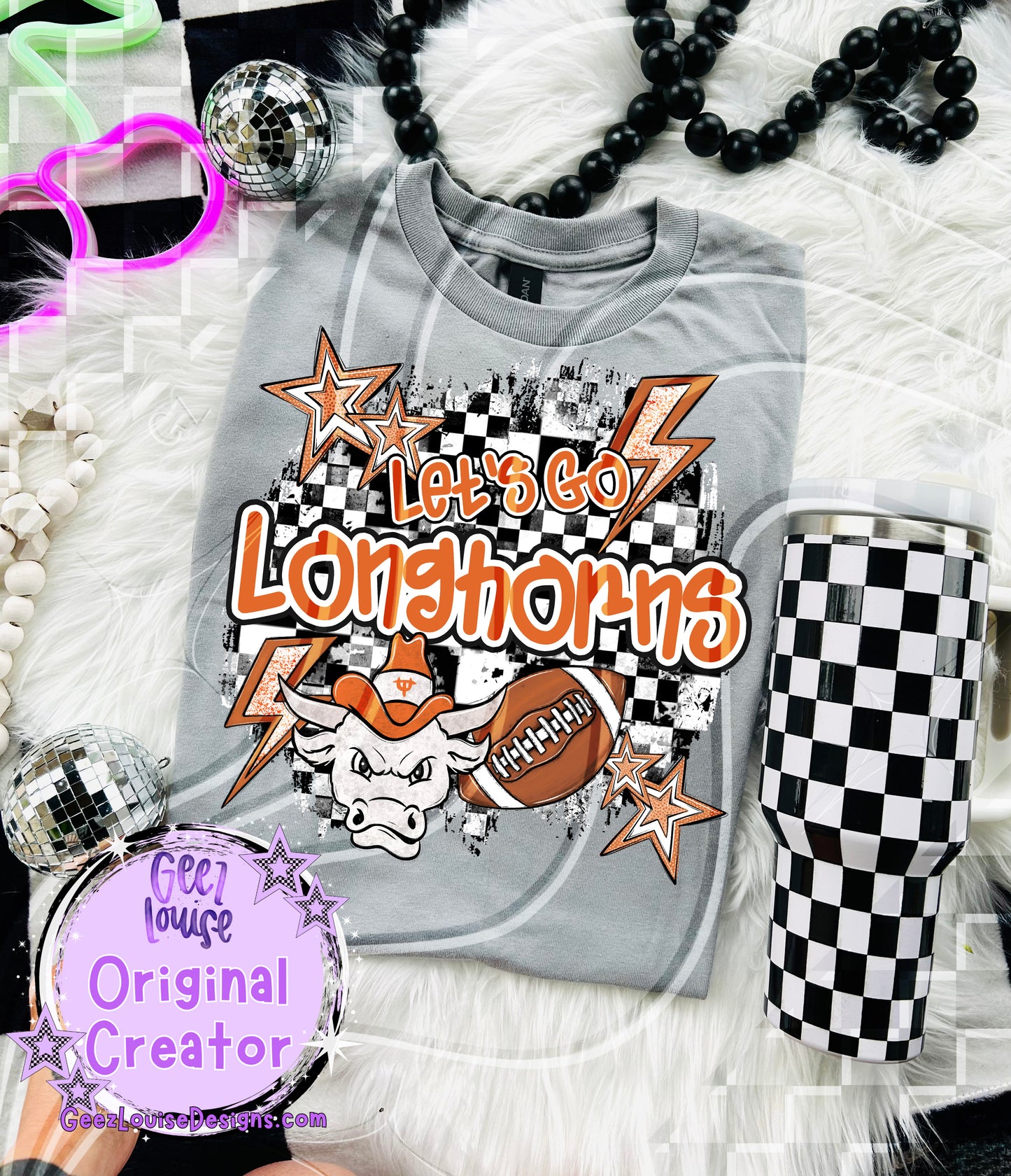 Let's go yellow Longhorns - DTF TRANSFER (GL925)