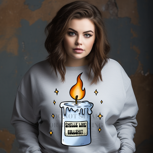 Smells like bullshit candle - DTF TRANSFER (M4MC)