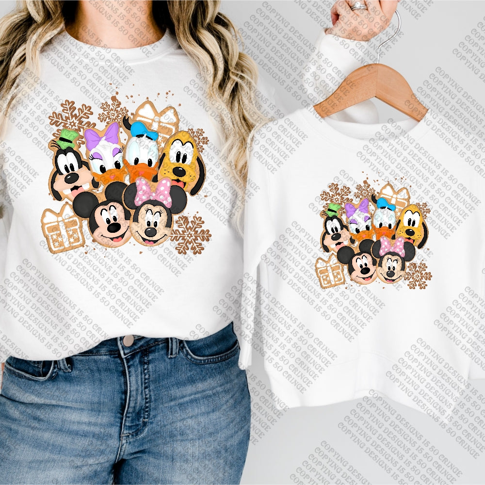 Gingerbread mouse friends - DTF TRANSFER