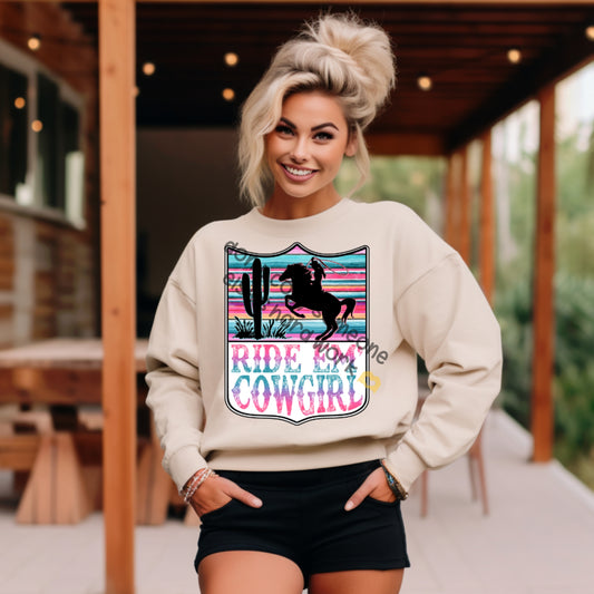 Ride em cowgirl - DTF TRANSFER (CLD)