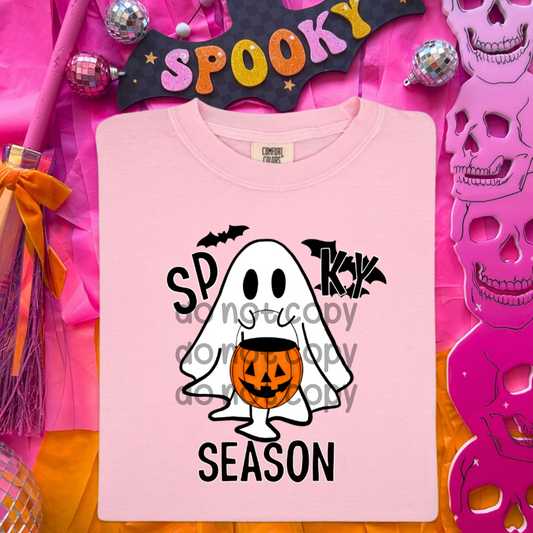 Spooky season ghost - DTF TRANSFER (SDDD)