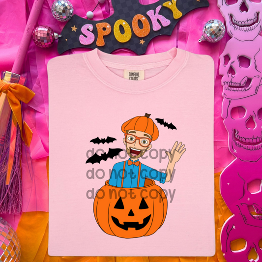 Pumpkin dude cartoon - DTF TRANSFER (SDDD)