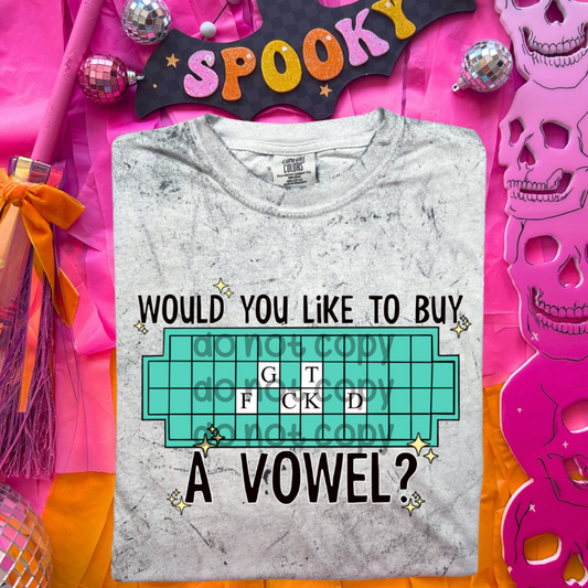Buy a vowel NSFW - DTF TRANSFER (SDDD)