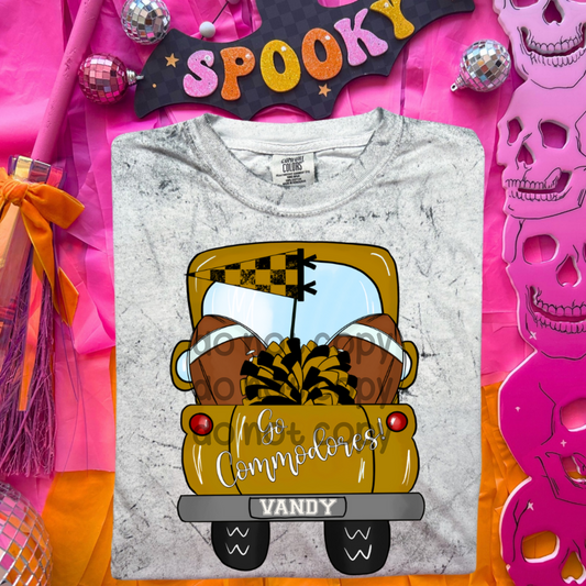 Commodores vintage truck - DTF TRANSFER (SDDD)