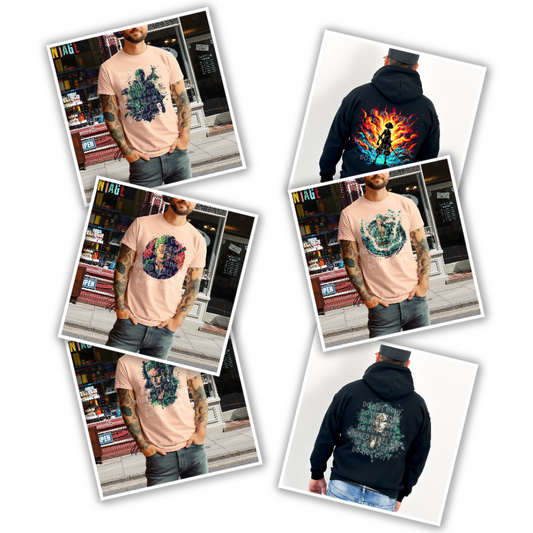 OP Anime (choose your design) DTF TRANSFER