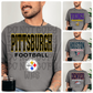 Mens unisex Football Design CHOOSE YOUR TEAM DTF TRANSFER (MMD)