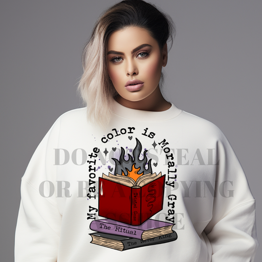 Books morally gray - DTF TRANSFER (M4MC)