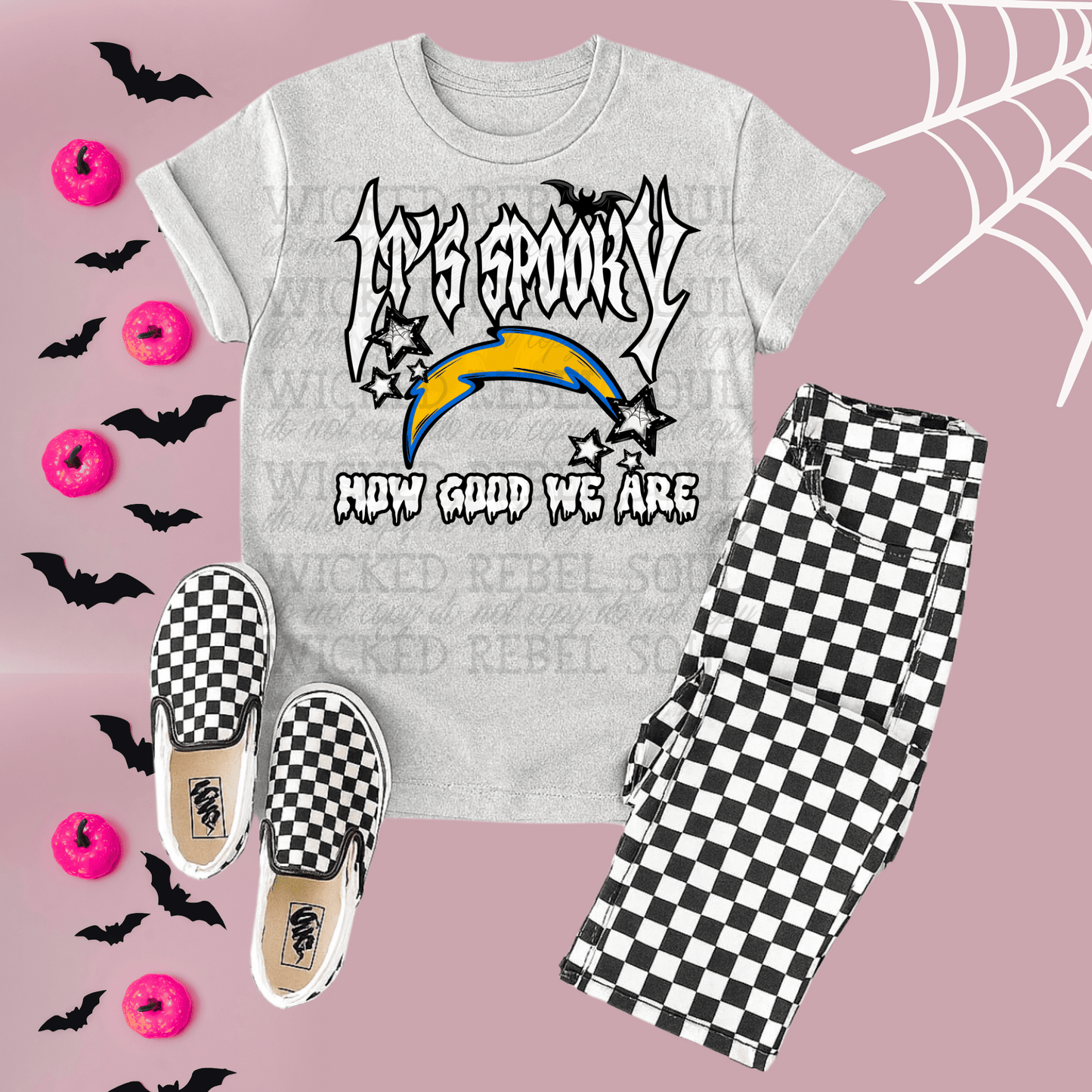 Chargers ; Its spooky how good we are - DTF TRANSFER (T4KD)