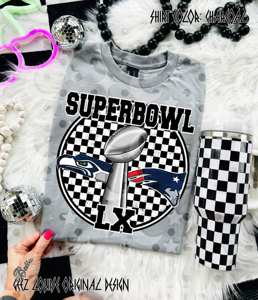 Checkered SB26 - DTF TRANSFER (GLD F26)