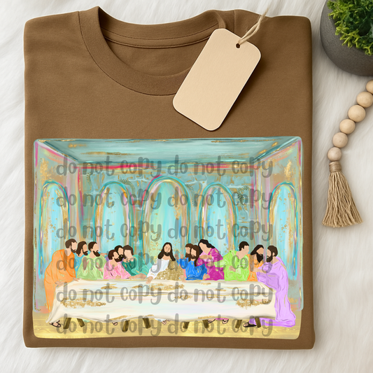 The Last Supper hand drawn - DTF TRANSFER (TCC)