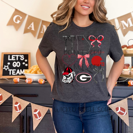 Georgia Bulldogs - DTF TRANSFER (Axis football drop)