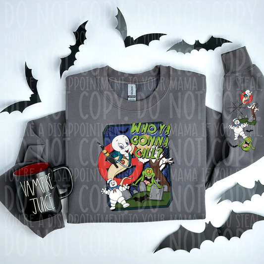 Ghost version who ya gonna call - DTF TRANSFER ONLY (RTD)
