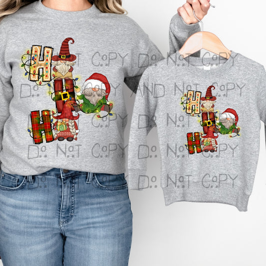 Ho ho ho gnomes #1 - DTF TRANSFER ONLY