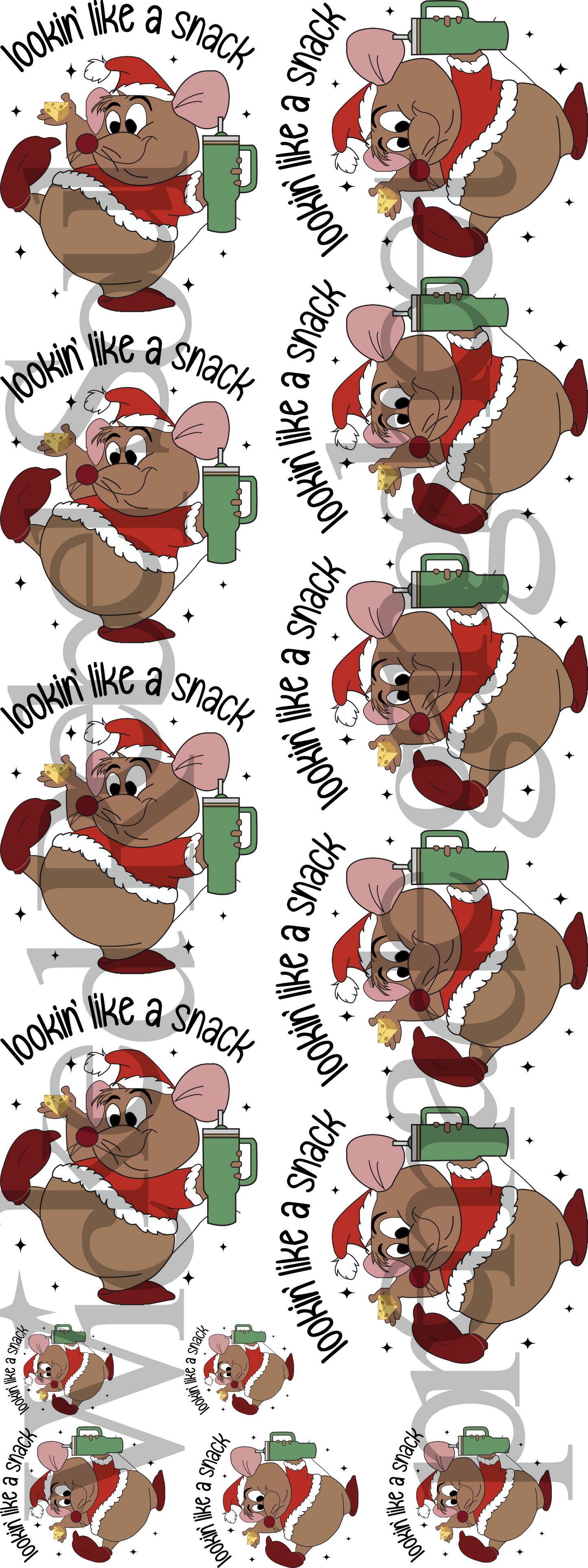 Lookin like a snack gusgus premade gang sheet