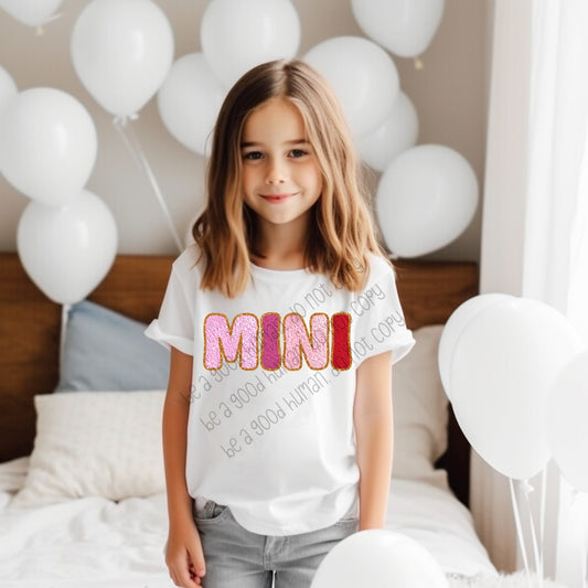 Mini faux chenille - DTF TRANSFER (SCRLW)