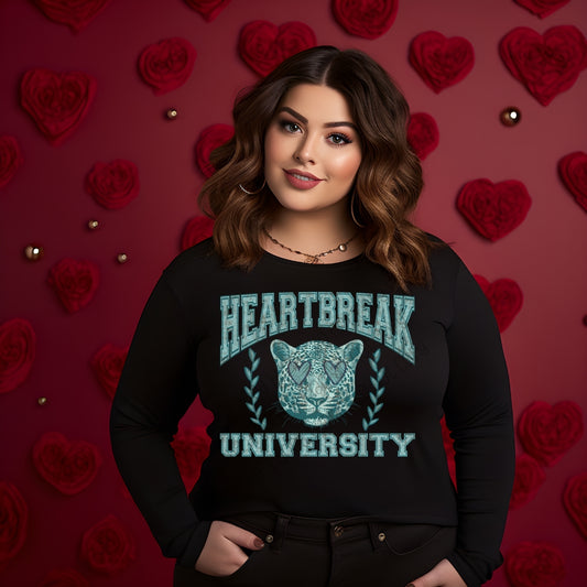Heartbreak University Tiger blue - DTF TRANSFER (SCRLW)
