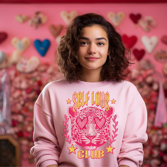 Self love club Tiger - DTF TRANSFER (SCRLW)