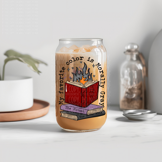 Morally gray books - UV dtf decal (m4mc)