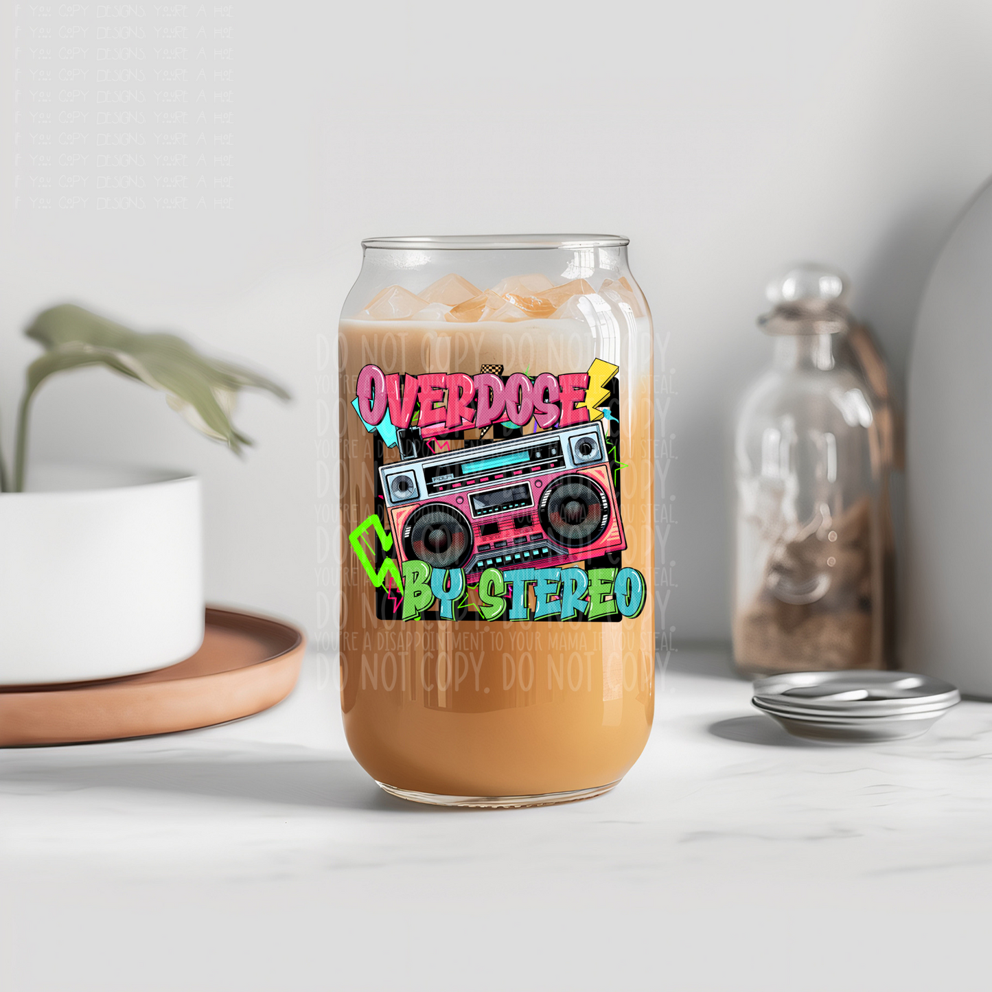Overdose by stereo - UV dtf decal (m4mc)