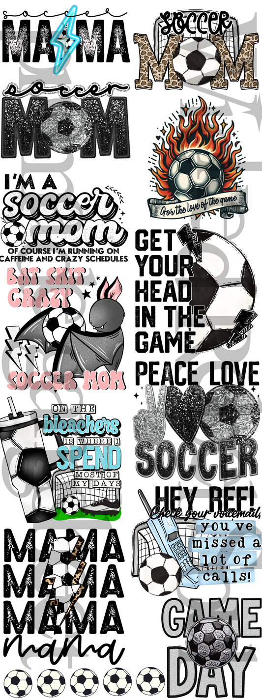 Soccer ⚽ ; premade gang sheet