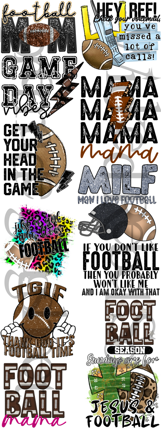 Football 🏈 #1 ; premade gang sheet