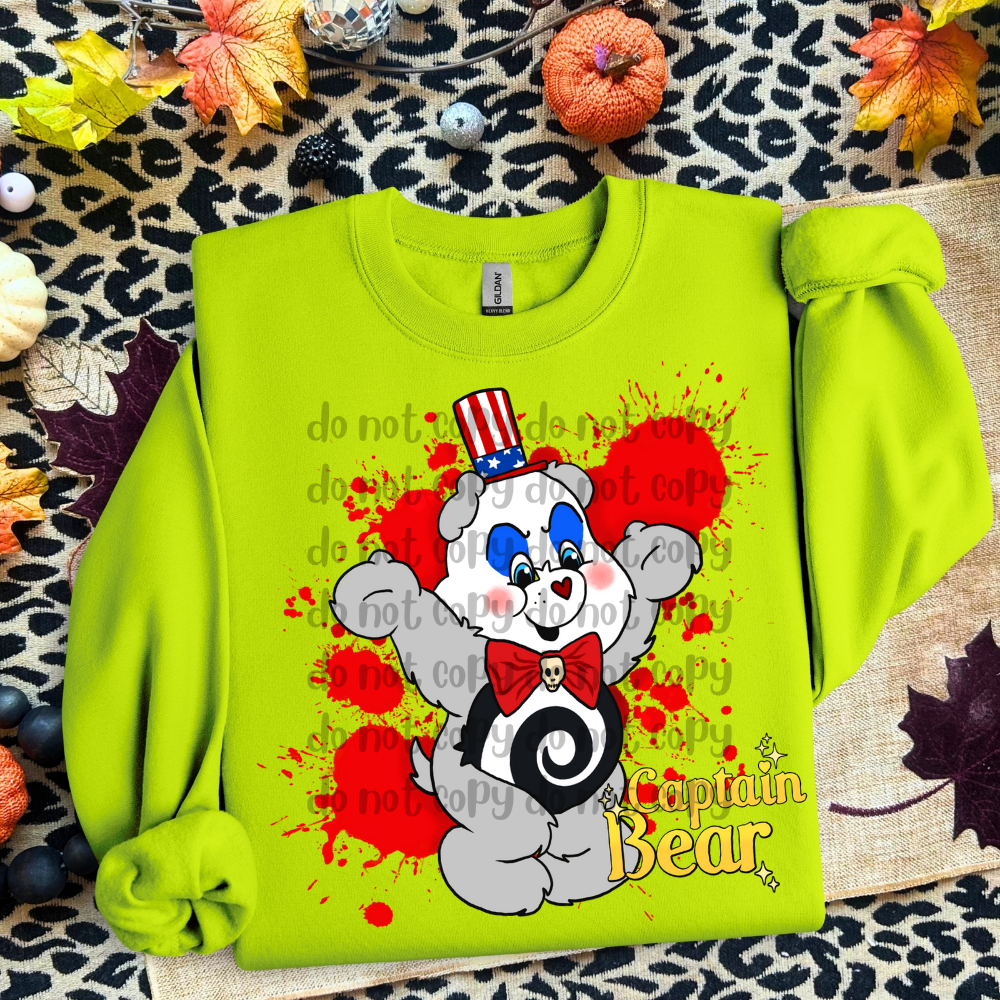 Captain Bear - DTF TRANSFER (LDC/SDDD COLLAB) Scare Bears