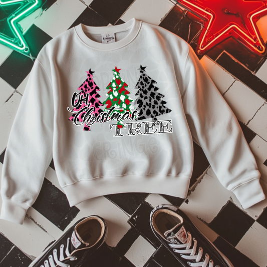 Oh Christmas tree Boujee trees - DTF TRANSFER (WRS)